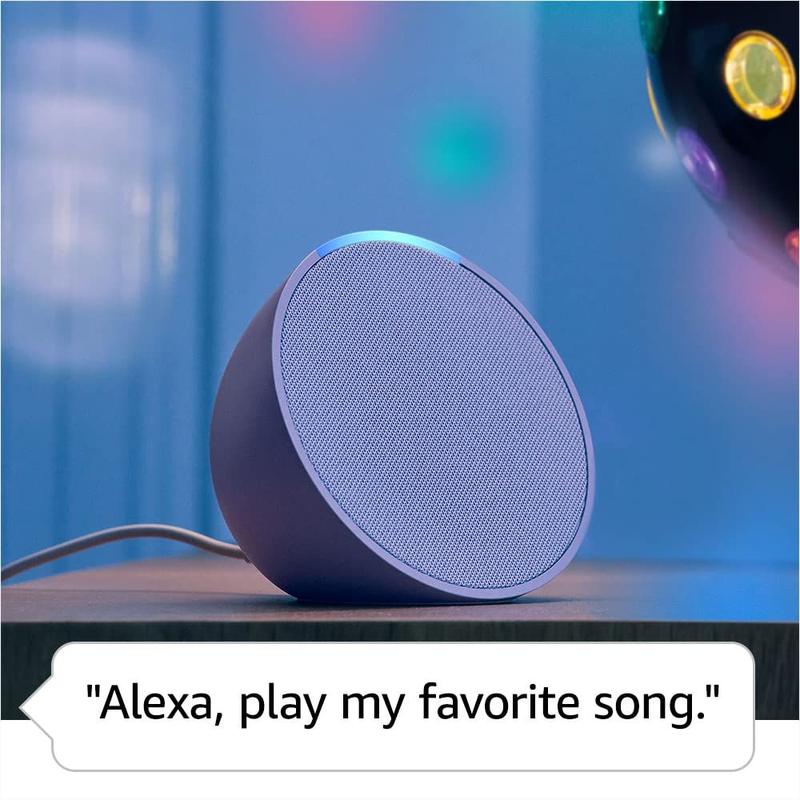Alto-Falante Inteligente Amazon Echo Pop com Alexa - Charcoal